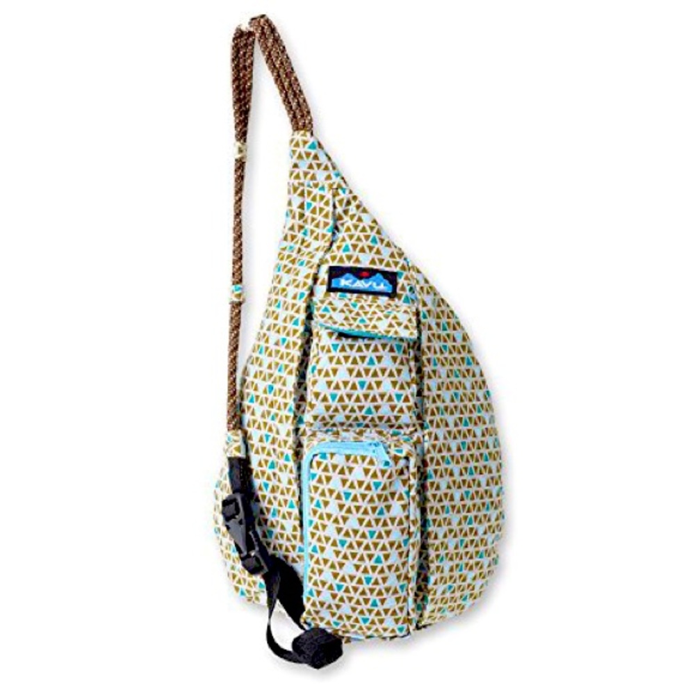 Vintage Kavu Mini Rope Bag Cotton Crossbody Sling - Mini Specks